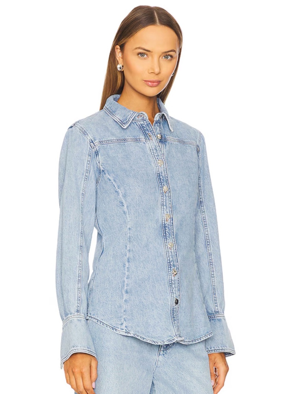 Frame Denim Shimmy Denim Shirt